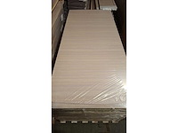 2 schuifdeuren – melamine afwerking eik wit – volledige deursets - afbeelding 1 van  8