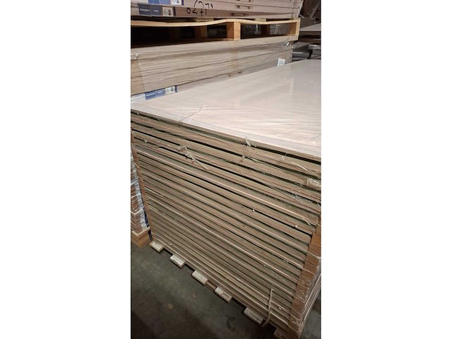 2 schuifdeuren – melamine afwerking eik wit – volledige deursets - afbeelding 7 van  8