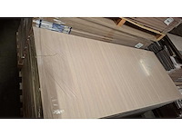 2 schuifdeuren – melamine afwerking eik wit – volledige deursets - afbeelding 8 van  8