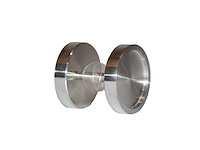 2 schuifdeuren – melamine afwerking eik wit – volledige deursets - afbeelding 3 van  8