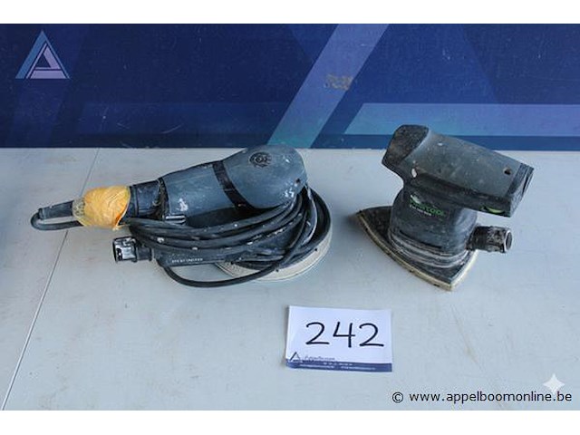 2 schuurmapparaten festool dts 400req en ets ec 150/3 - afbeelding 1 van  3