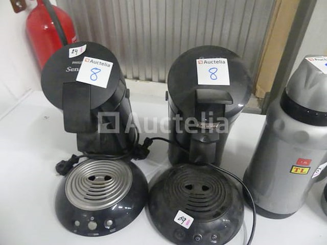 2 senseo koffiemachines + 2 thermoflessen - afbeelding 1 van  5