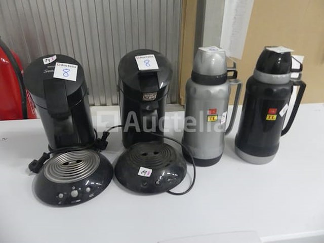 2 senseo koffiemachines + 2 thermoflessen - afbeelding 5 van  5