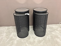 2 sets bijzettafels met spiegelblad - afbeelding 1 van  3