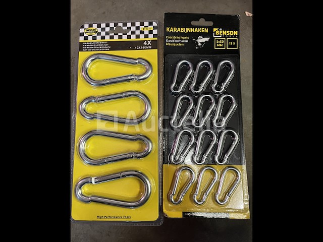 2 sets karabijnhaken - afbeelding 1 van  2