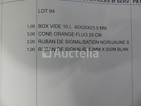 2 signaalband, 1 damband, 3 kegels, 1 lege kast 10l - afbeelding 6 van  8