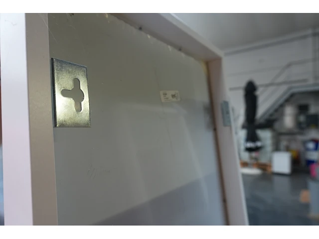 2 spiegels met wit kader 40x160 cm - afbeelding 4 van  4