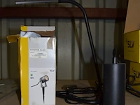 2 spots slv numinos s wit, 5 hanglampen, inox plafondlamp 4 lichtpunten, bureellamp led, tuinlamp led slv led spike - afbeelding 6 van  8