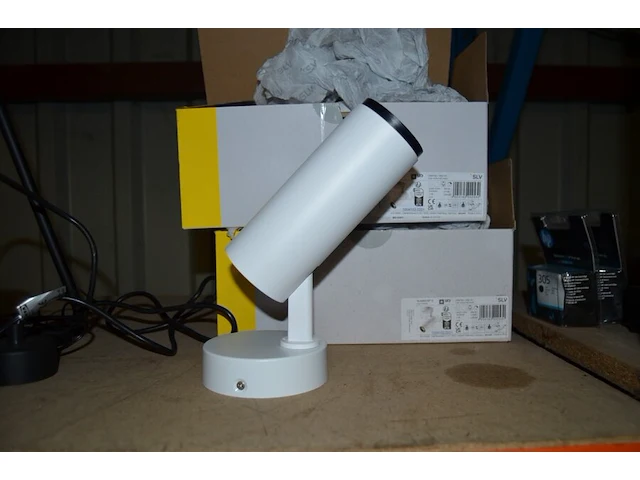 2 spots slv numinos s wit, 5 hanglampen, inox plafondlamp 4 lichtpunten, bureellamp led, tuinlamp led slv led spike - afbeelding 7 van  8