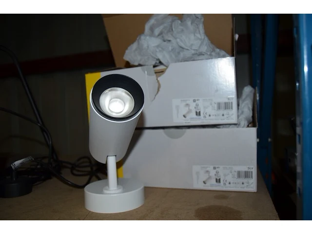 2 spots slv numinos s wit, 5 hanglampen, inox plafondlamp 4 lichtpunten, bureellamp led, tuinlamp led slv led spike - afbeelding 8 van  8