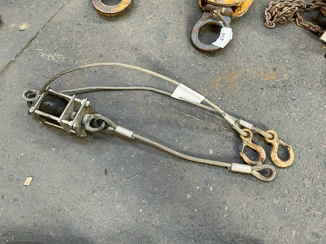 2 sprong hijskabel met schokdemper - afbeelding 1 van  3