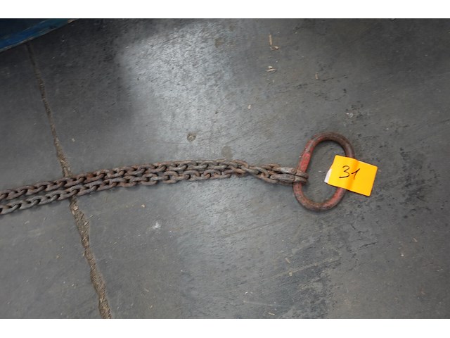 2 sprong hijsketting 2meter - afbeelding 2 van  4