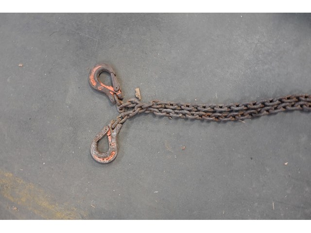 2 sprong hijsketting 2meter - afbeelding 3 van  4