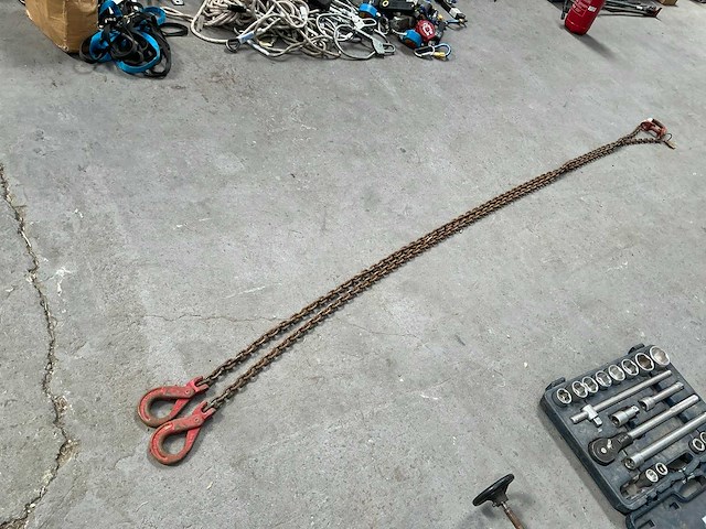 2-sprong hijsketting 3 m - afbeelding 1 van  4