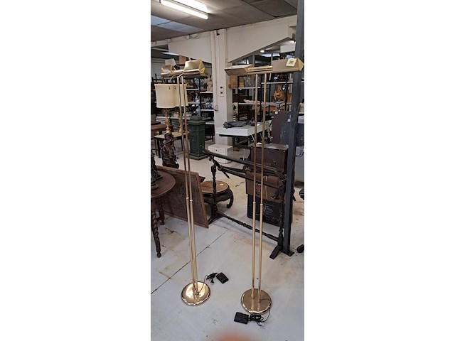 2 staande lampen met dimmer - afbeelding 2 van  2