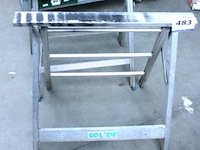 2 stalen schragen solide - afbeelding 1 van  2