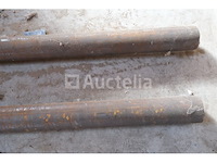 2 stalen staven met volledige diameter 8 cm - afbeelding 1 van  3