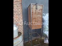 2 stalen tuinlampen - afbeelding 2 van  2