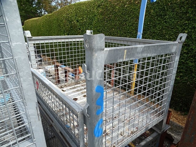 2 stapelbare metalen bakken - afbeelding 2 van  4