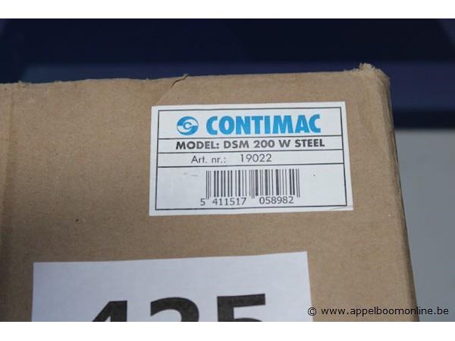 2 steens slijpmachine contimac d,sm 200w, werking niet gekend - afbeelding 2 van  2