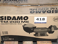 2 steens slijpmachine sidamo tm 200 me, werking niet gekend - afbeelding 1 van  3
