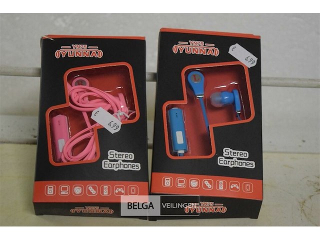 2 stereo oortelefoontjes - afbeelding 1 van  3