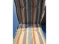 2 stoelkussens nieuw - 100x45cm - gestreept - afbeelding 3 van  4