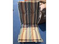 2 stoelkussens nieuw - 100x45cm - gestreept - afbeelding 4 van  4