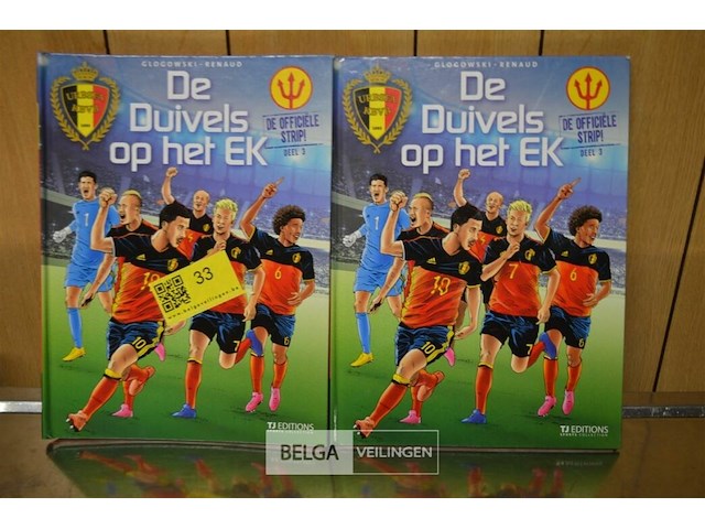 2 stripverhalen ; de rode duivels op het ek - afbeelding 1 van  2