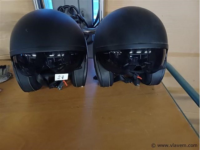 2 stuks, motorhelmen, maat s - afbeelding 1 van  1