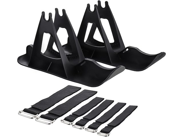 2 stuks skiboard voor fietsbalancing met riemen - afbeelding 1 van  4