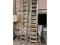 2 stuks uittrekbare ladders - afbeelding 1 van  2