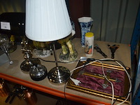 2 tafellampen, 12 diverse sierstukken - afbeelding 5 van  8