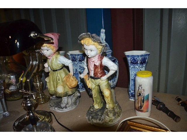 2 tafellampen, 12 diverse sierstukken - afbeelding 6 van  8