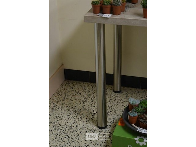 2 tafels regelbare poten 140x60x75 cm - afbeelding 2 van  4