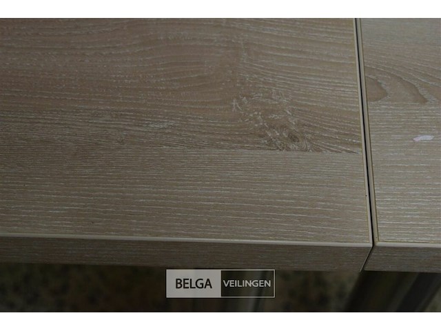 2 tafels regelbare poten 140x60x75 cm - afbeelding 3 van  4