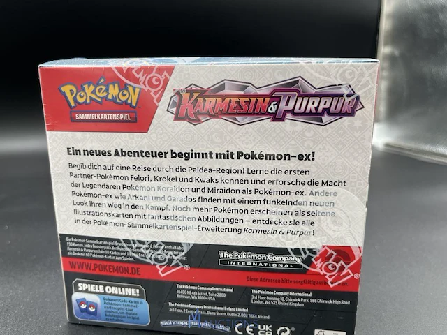 2 tcg-boosterboxen karmesin & purpur pokémon - duitstalig - afbeelding 9 van  11