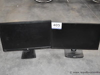 2 tft schermen wo. hp en iiyama - afbeelding 1 van  3