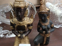 2 thaise beelden brons - afbeelding 2 van  2