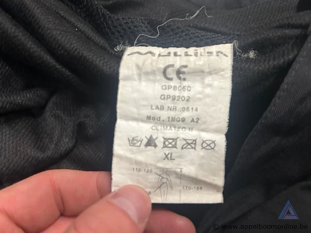 2 thermische pakken, mullion climatec ii, eén pak maat xl, één pak maat xxl. - afbeelding 2 van  3