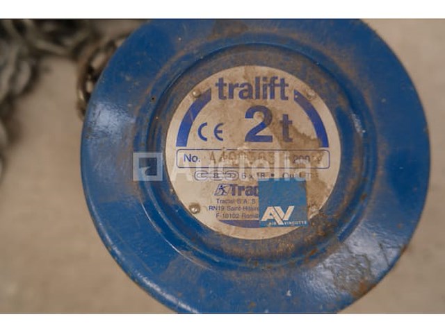 2 tralift handmatige kettingtakels van 2 ton - afbeelding 8 van  8