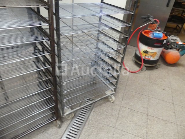 2 trolleys met roosters 60x40 cm - afbeelding 2 van  9