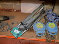 2 valbescherming stopmax evolution, takel, statief sokkia pf a5-e, waterpas nedo, waterpas rood - afbeelding 4 van  7