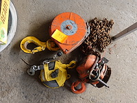 2 veerbalansen, 1 haak, 1 kettingtakel - afbeelding 1 van  4