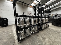 2 verrijdbare racks met par-56 spots - afbeelding 2 van  8