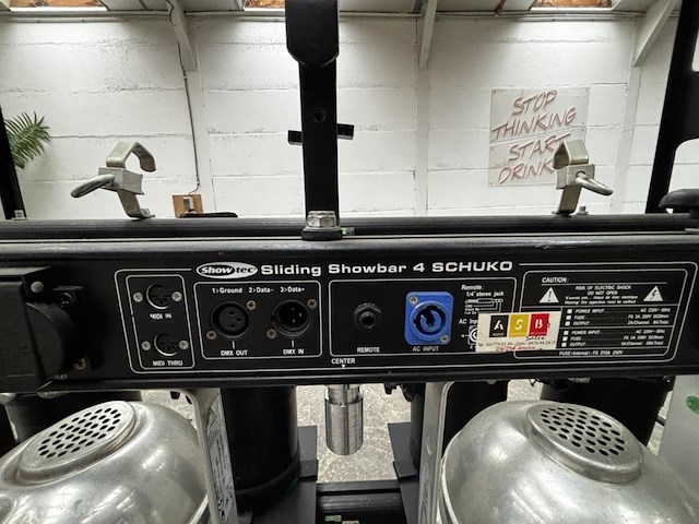 2 verrijdbare racks met par-56 spots - afbeelding 4 van  8