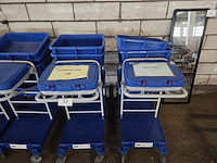 2 verrijdbare schoonmaakkarren - afbeelding 2 van  4