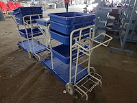 2 verrijdbare schoonmaakkarren - afbeelding 3 van  3