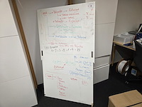 2 verrijdbare whiteboards/roomdeviders - afbeelding 3 van  6