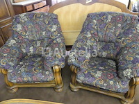 2 vintage fauteuils - afbeelding 3 van  4